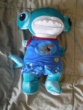 Build a Bear Shark Week 30th Anniversary Hammerhead Shark Plush